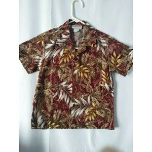 Bishop St Apparel  Boys 🌿Tropical Hawaiin Beachy Vacation Shirt Size 8